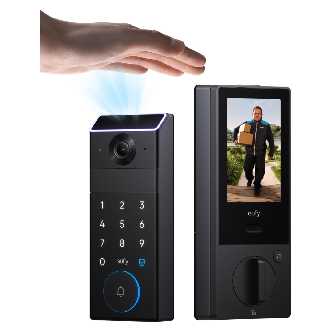 eufy FamiLock S3 Max Smart Lock W/ Palm Vein Recognition & Camera