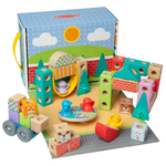 73-Piece Melissa & Doug Town Snap & Play Building Blocks Set