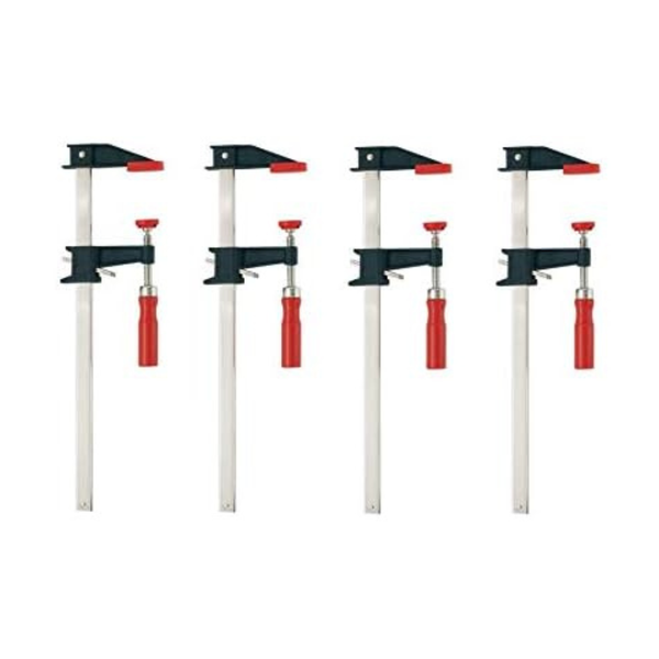 4-Pack Bessey GSCC2.512 2.5" x 12" Economy Clutch Style Bar Clamp