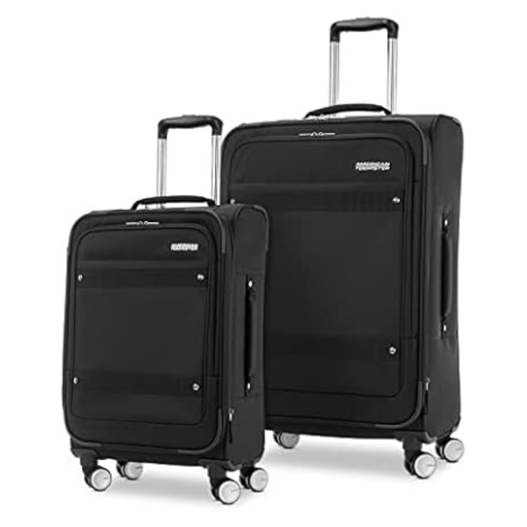 2-Piece American Tourister Softside Expandable Spinner Luggage Set