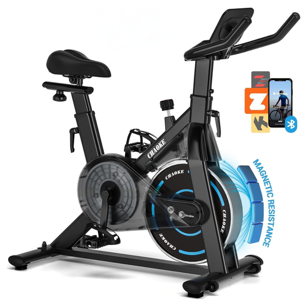 Adjustable Magnetic Resistance Stationary Exercise Bike