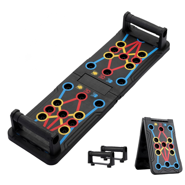 15-in-1 Foldable Adjustable PushUp Stands Board