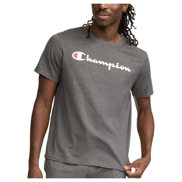 Champion Men's Classic Script Logo T-Shirt