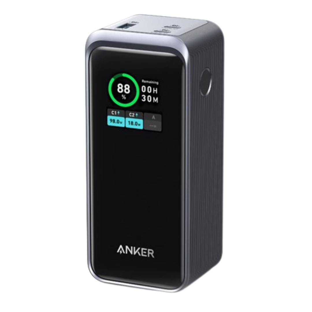 Anker Prime 20000mAh 200W Portable Power Bank W/ 2 USB-C & 1 USB-A Port