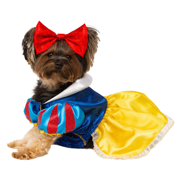 Disney Princesses Snow White Pet Costume With Attached Collar
