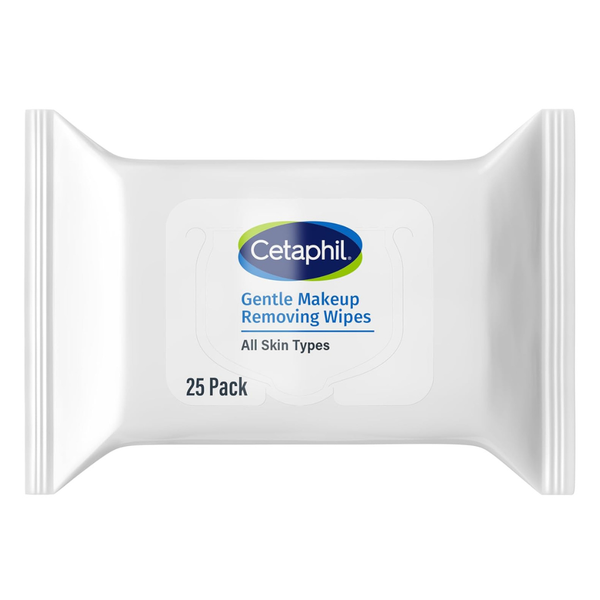 25-Count Cetaphil Unscented Gentle Makeup Removing Wipes