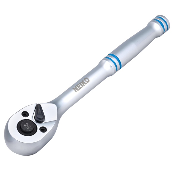 3/8" 100-Tooth Reversible 3.6 Degree Swing Ratchet Wrench