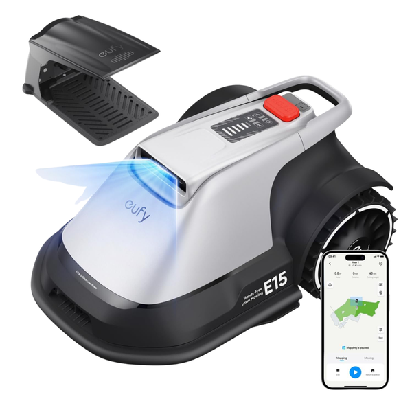 eufy E15 Robot Lawn Mower For 0.2 Acres With Auto Mapping