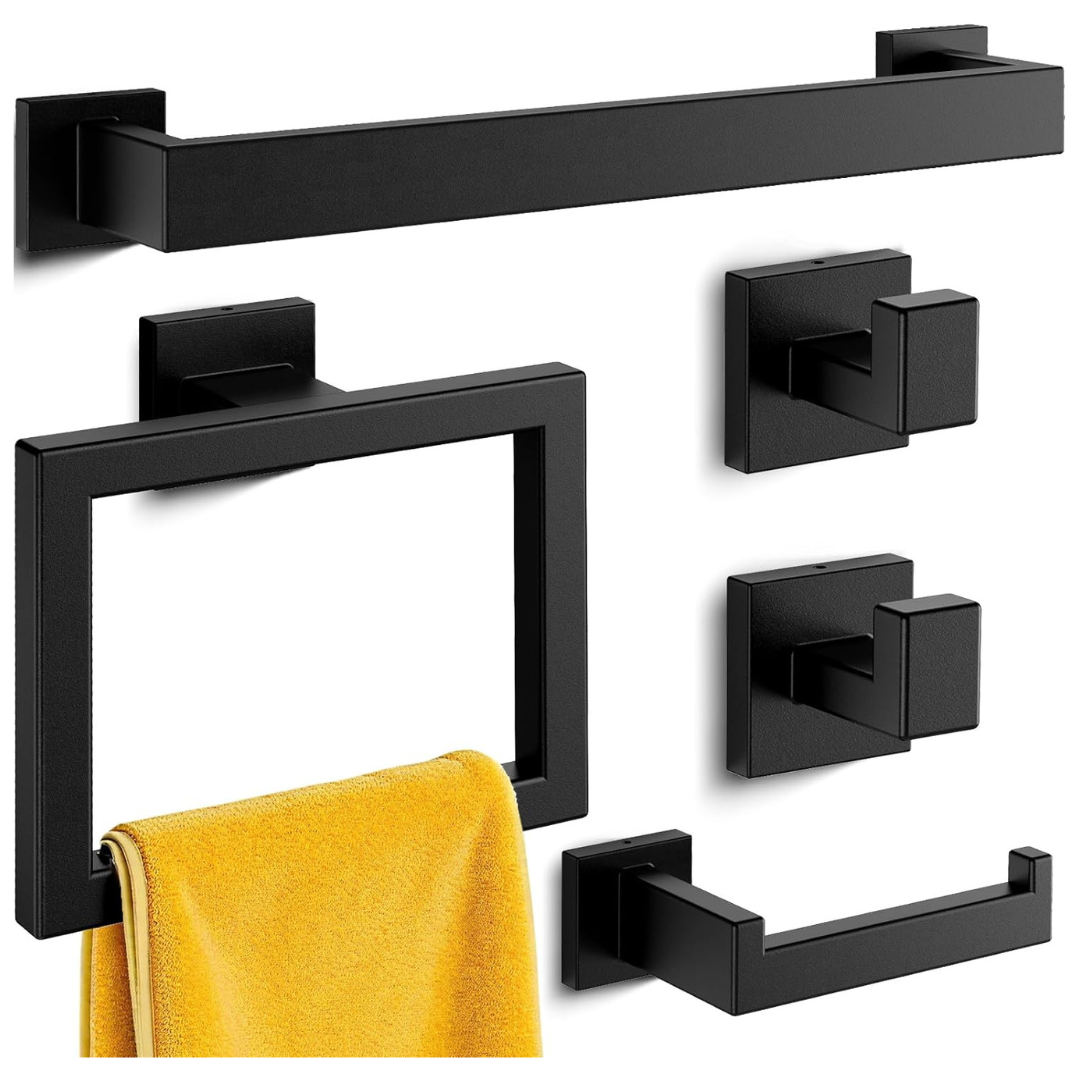 5-Piece Kitsure Bathroom Accessory Hardware Set