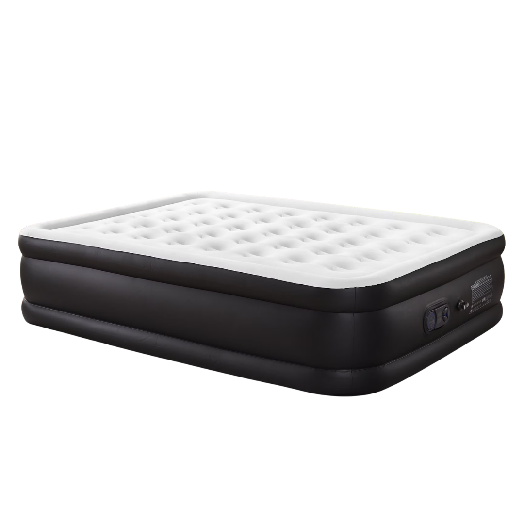 18'' Queen Air Mattress Inflatable Bed With Built-In Pump