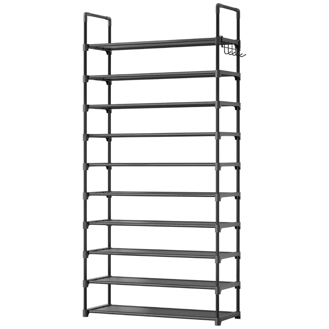 10-Tier Kitsure Shoe Organizer Rack (32.2" x 11.8" x 68.5")