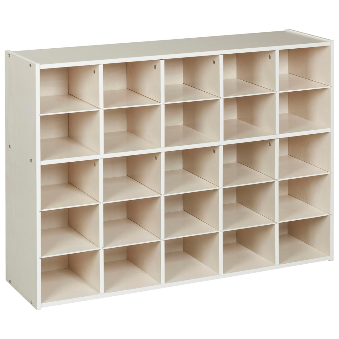 ECR4Kids Streamline 25 Cubby Tray Storage Cabinet