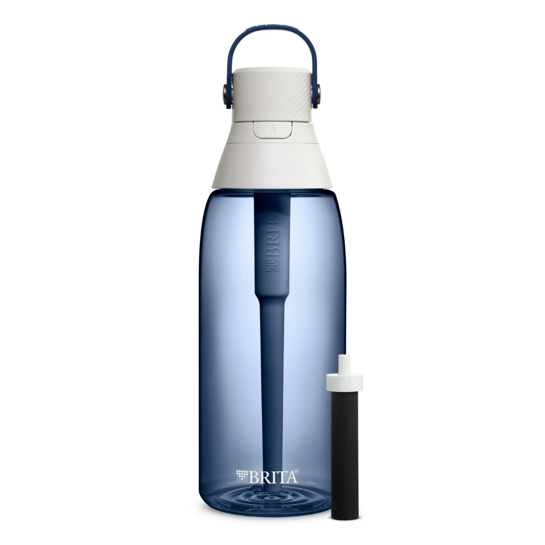 36-Oz Brita Hard-Sided Plastic Premium Filtering Water Bottle