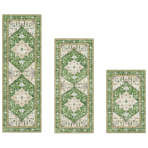 3-Piece Findosom Boho Kitchen Rugs Set (2 Colors)