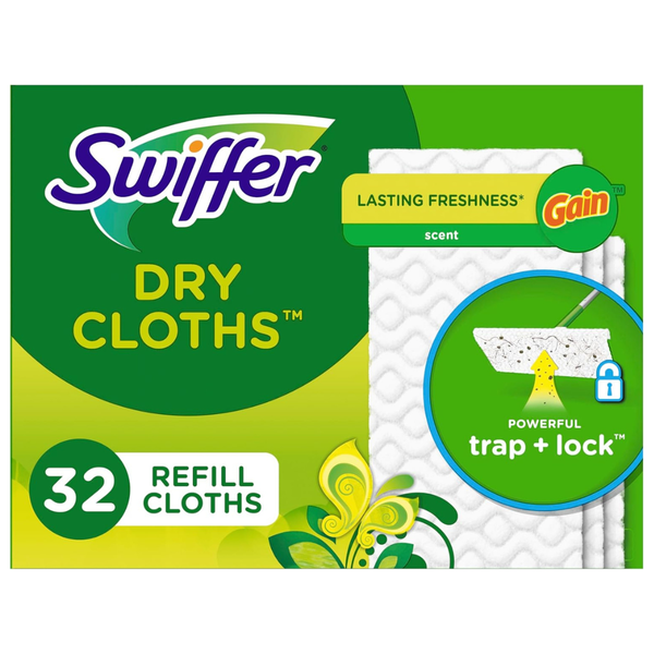64-Count (2pk x 32ct) Swiffer Sweeper Dry Sweeping Cloth Refills