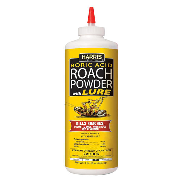 16oz. HARRIS Boric Acid Roach And Silverfish Killer Powder