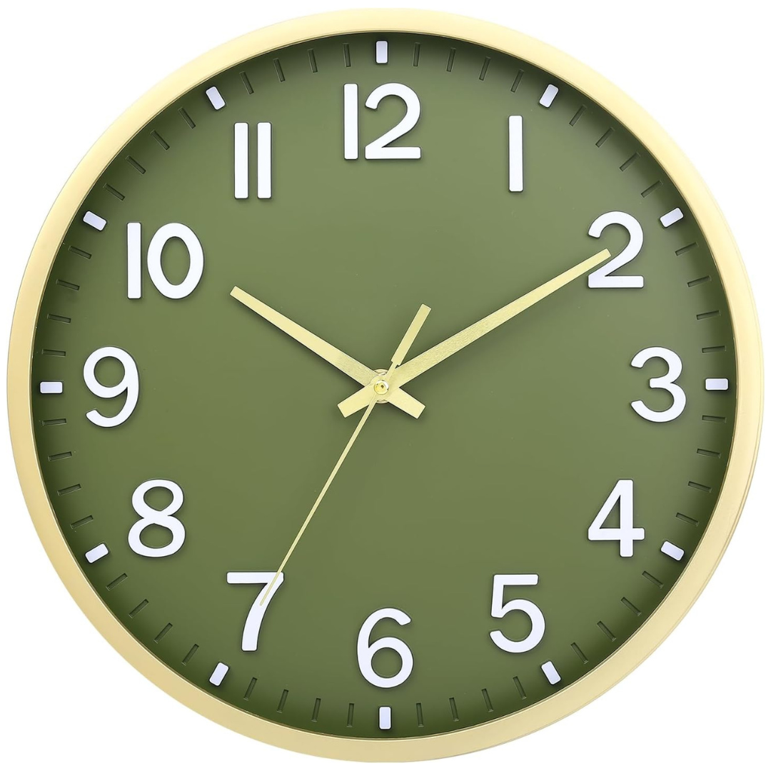 8" Battery Operated Silent Non Ticking Modern Wall Clock Super Hot! Lowest Ever! Get 8 Inch Moiubik Battery Operated Silent Non Ticking