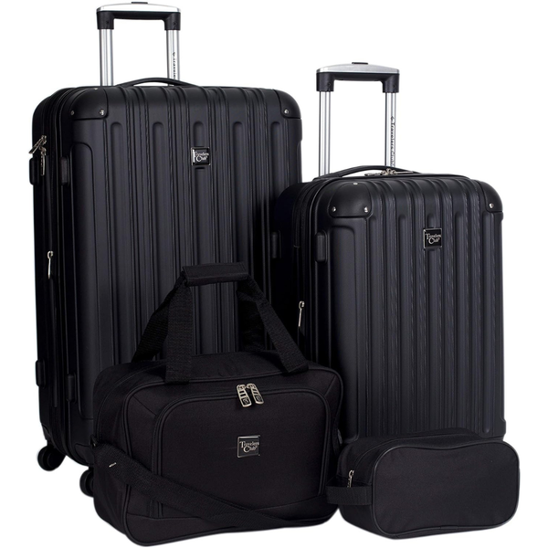 4-Piece Travelers Club Midtown Hardside Luggage Set (26"/20"/15"/10")