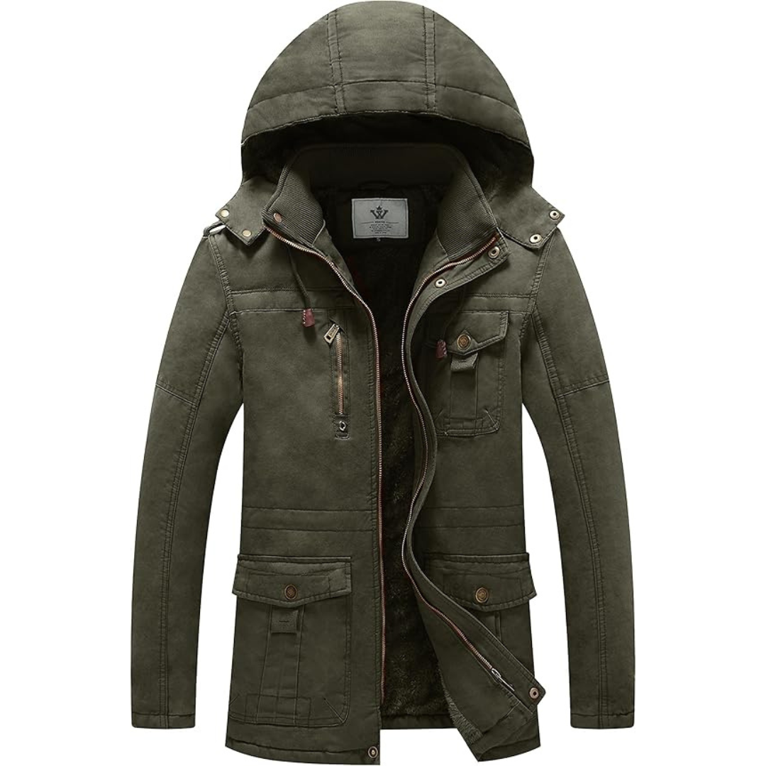 Men's Sherpa Lining Winter Jacket Coat