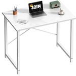 32'' Sweetcrispy Small Computer Desk W/ Metal Frame