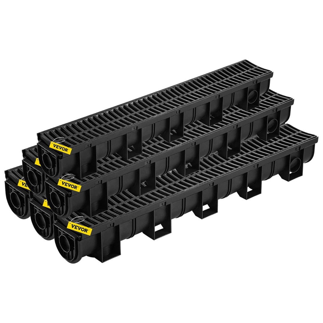 6-Pack Vevor Driveway Trench Drain System