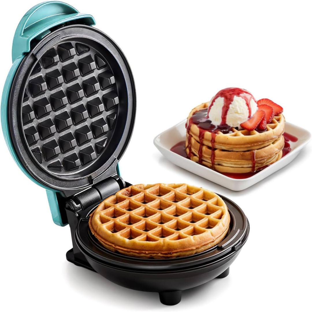 Elite Gourmet Electric Nonstick 4.5" Mini Waffle Maker