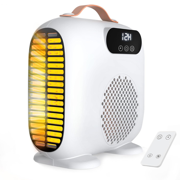 1500W Space Heater With Remote, 18H Timer, 3 Modes