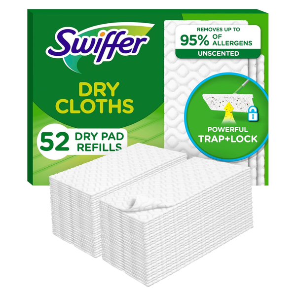 2-Pack Of 52-Count Swiffer Sweeper Dry Sweeping Pad Refills