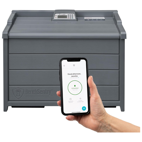 BenchSentry Connect By Genie Slate Package Delivery Box