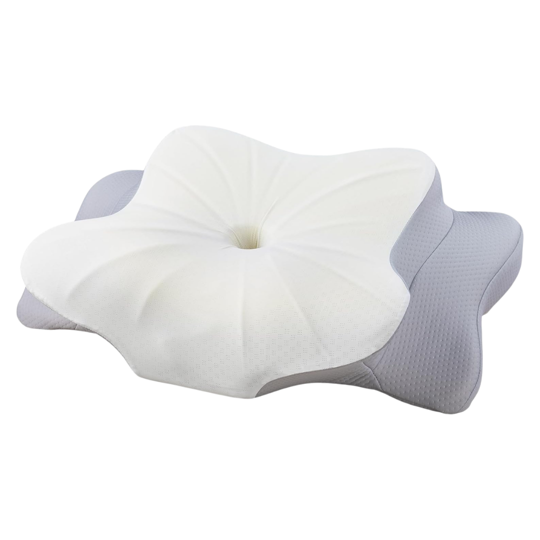 Queen Size Cervical Ergonomic Neck Support Pillow For Neck & Shoulder