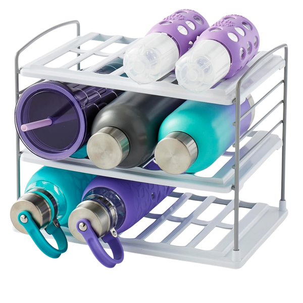 YouCopia UpSpace Water Bottle Organizer With 3 Shelves