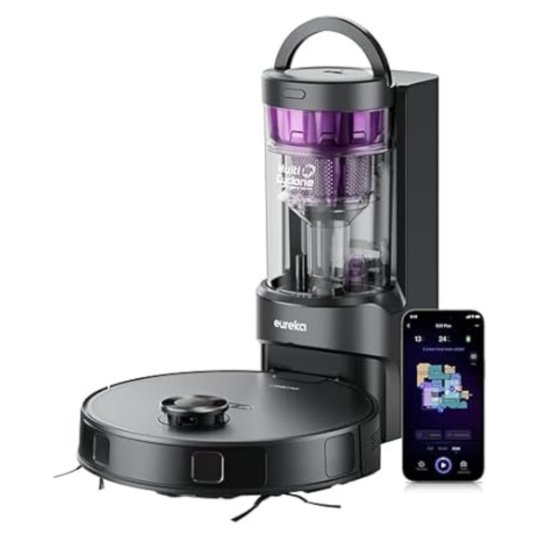 Eureka E20 Plus Robot Vacuum With Bagless Self Emptying Station