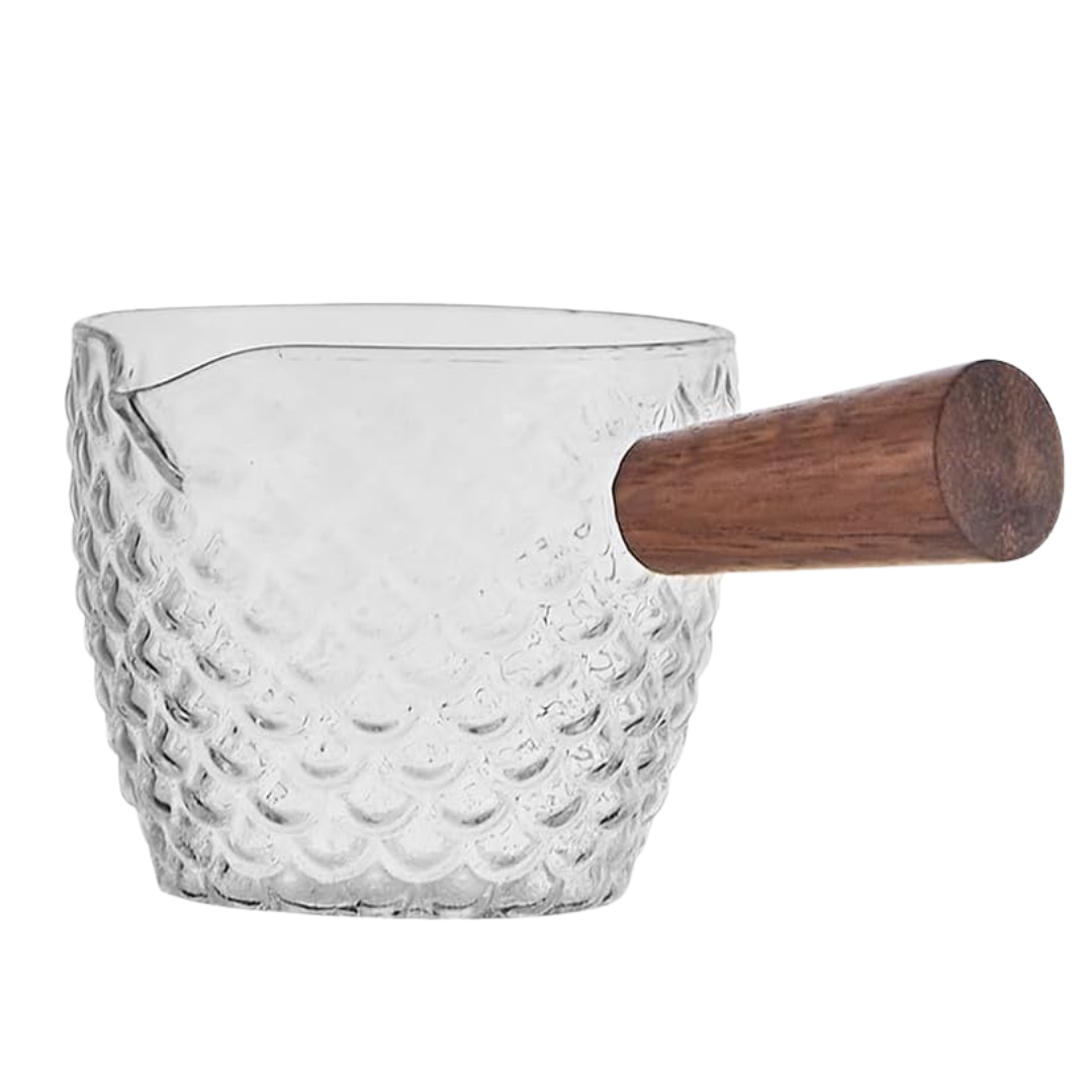 40oz Glass Creamer Small Pitcher With Handle