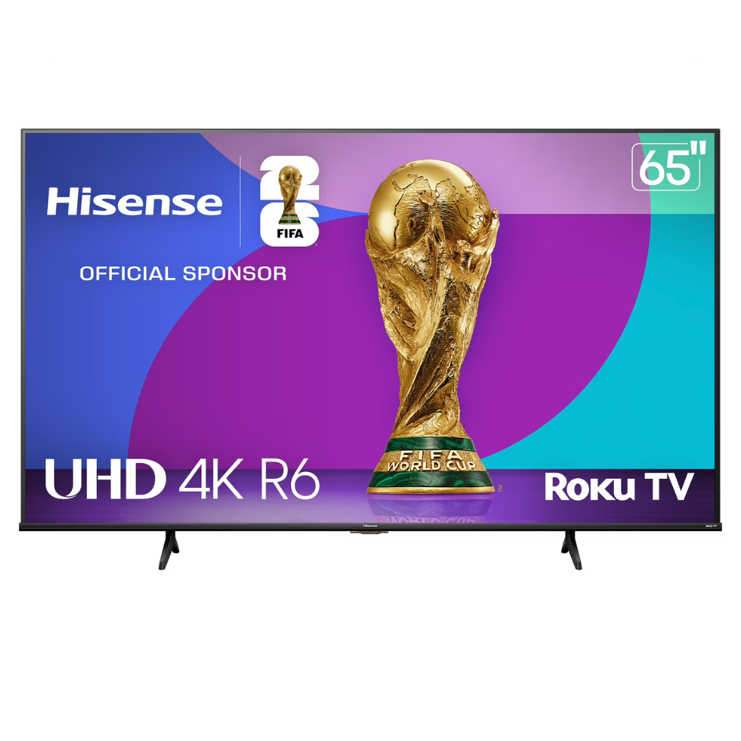 65" Hisense R6 Series 4K Ultra HDR Smart LED Roku TV