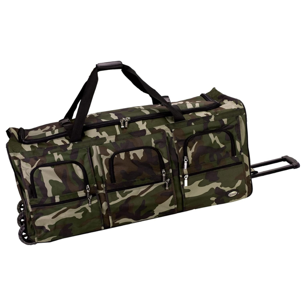 40" Rockland Rolling Duffel Bag (Camouflage)