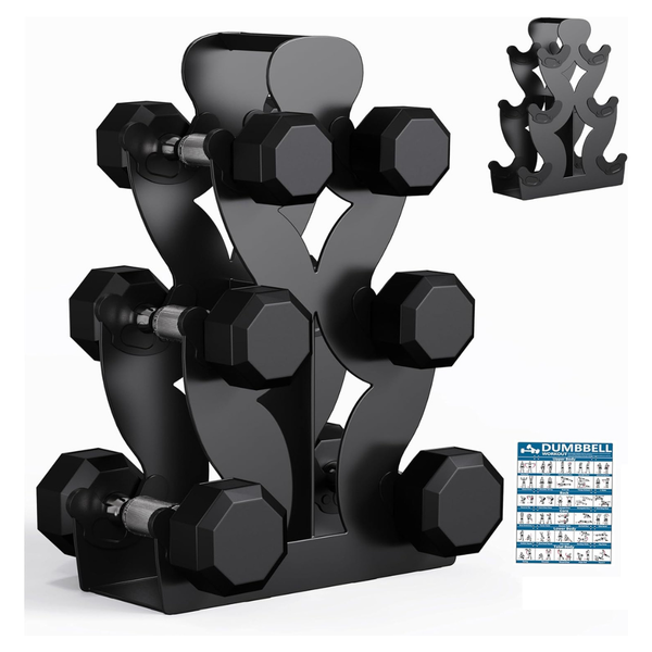 Lovind 3 Tier Compact Dumbbell Rack Stand