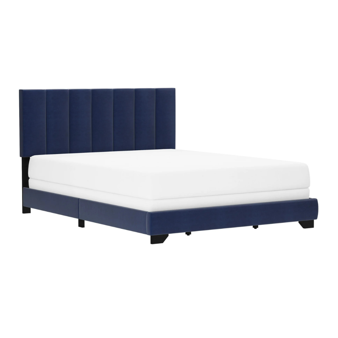 Hillsdale Reece Channel Stitched Upholstered Queen Bed