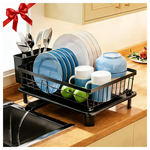 Stainless Steel Space-Saving Dish Rack (Various)