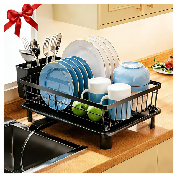 Stainless Steel Space-Saving Dish Rack (Various)