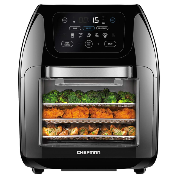 10-Qt Chefman Digital Air Fryer Oven With Rotisserie & Dehydrator