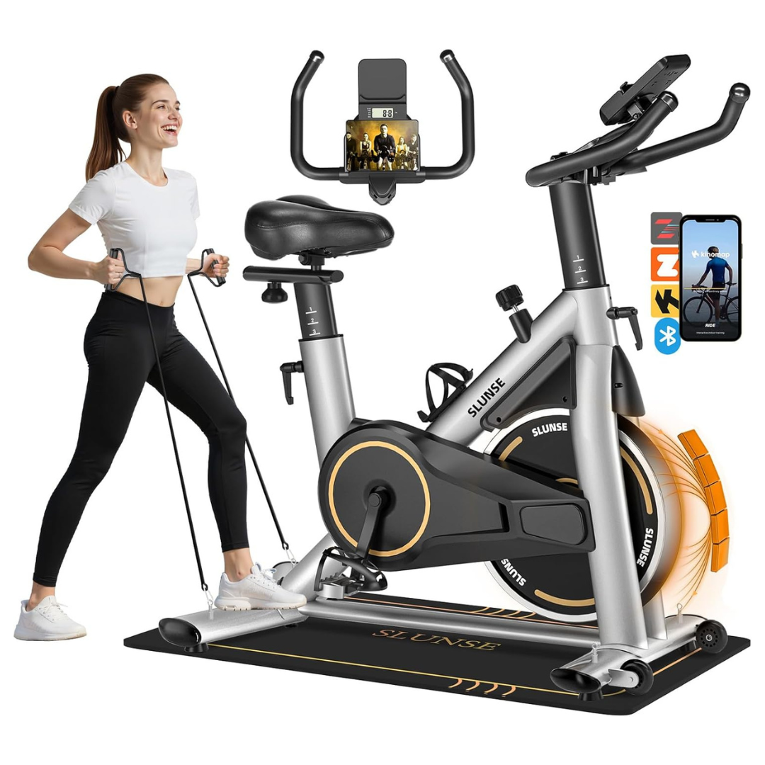 Silent Magnetic Resistance Stationary Exercise Bike