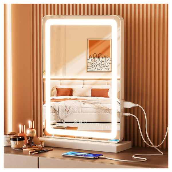 17" x 13" Dumos LED Vanity Makeup Mirror With Lights