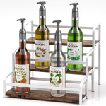 Coffee Syrup Organizer 3-Tier Rack with 12 Bottles Capacity