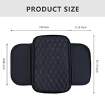 Microfiber Leather Car Armrest Cover with Cushion