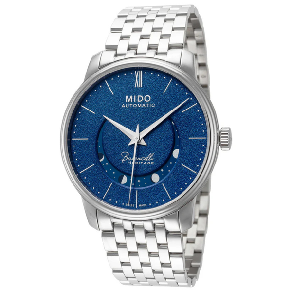 Mido Men's Smiling Moon Automatic Blue Dial Watch