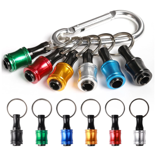 6-Piece Quick-Change Drill Attachment Bit Holder
