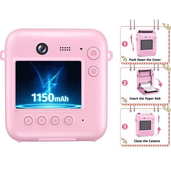 Dual-Lens Kid's Camera Instant Print