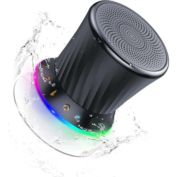 IPX5 Portable Bluetooth Speaker with Mic & 8H Playtime