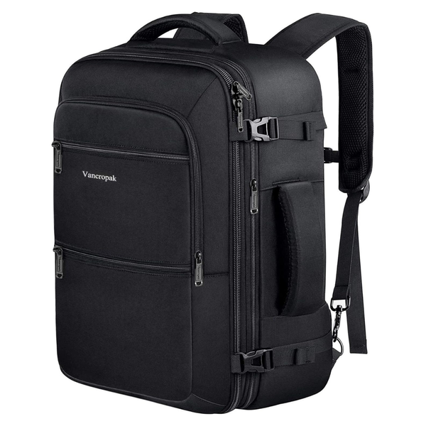 40L Vancropak Expandable X-Large Travel Carry On Backpack