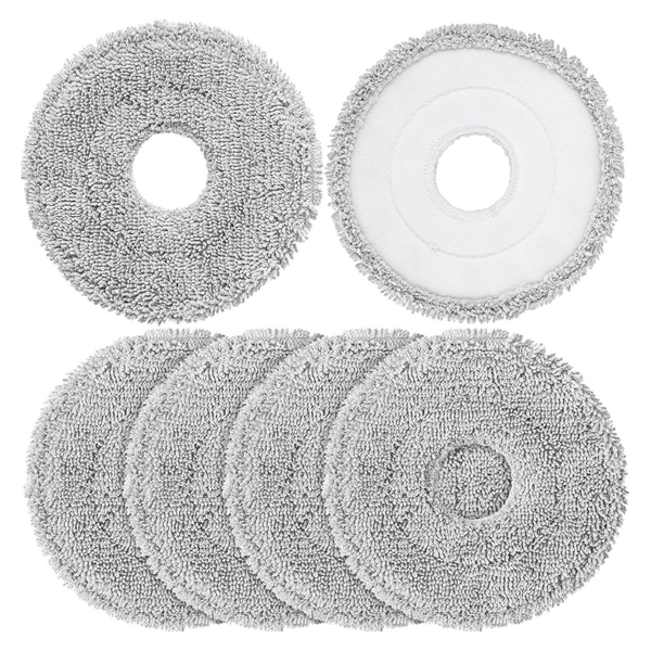 6-Pack Washable Microfiber Mop Pads